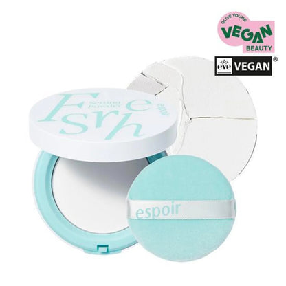 [espoir] Fresh Setting Powder | สูตร Vegan Clean เพื่อผิวเรียบเนียน นุ่ม | 9 กรัม