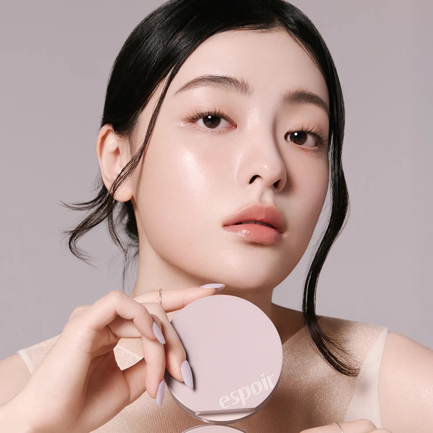 [espoir] Be Natural Cushion Set + Refill | Sheer Glow Vegan Formula SPF50+ PA++++