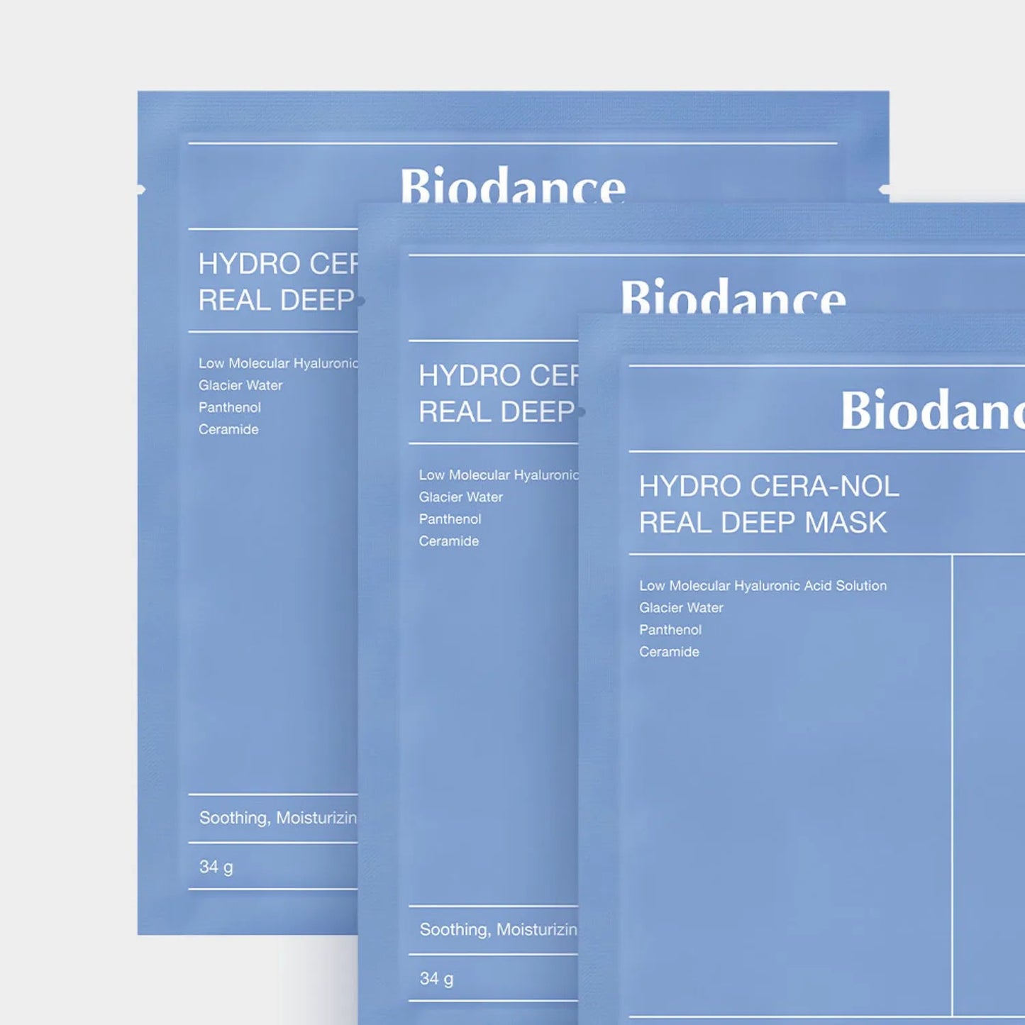 [BIODANCE] Hydro Cera-nol Real Deep Mask Sheet – Soothing & Moisture-Lock Hydrogel Mask Care | 7 Sheets