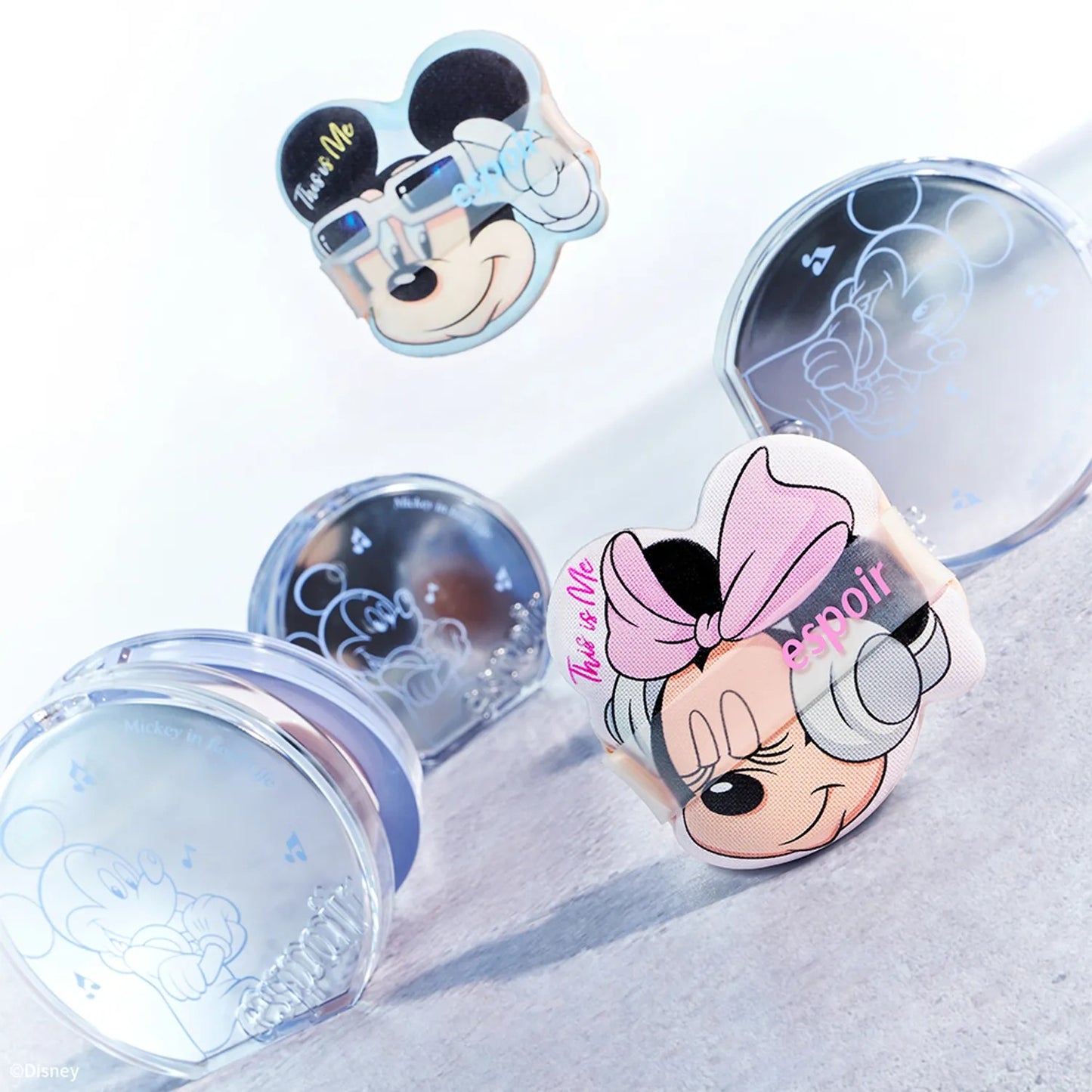 [espoir] Be Velvet Cover Cushion Disney Edition Set + Refill + Puff Case | Lightweight Velvet Finish