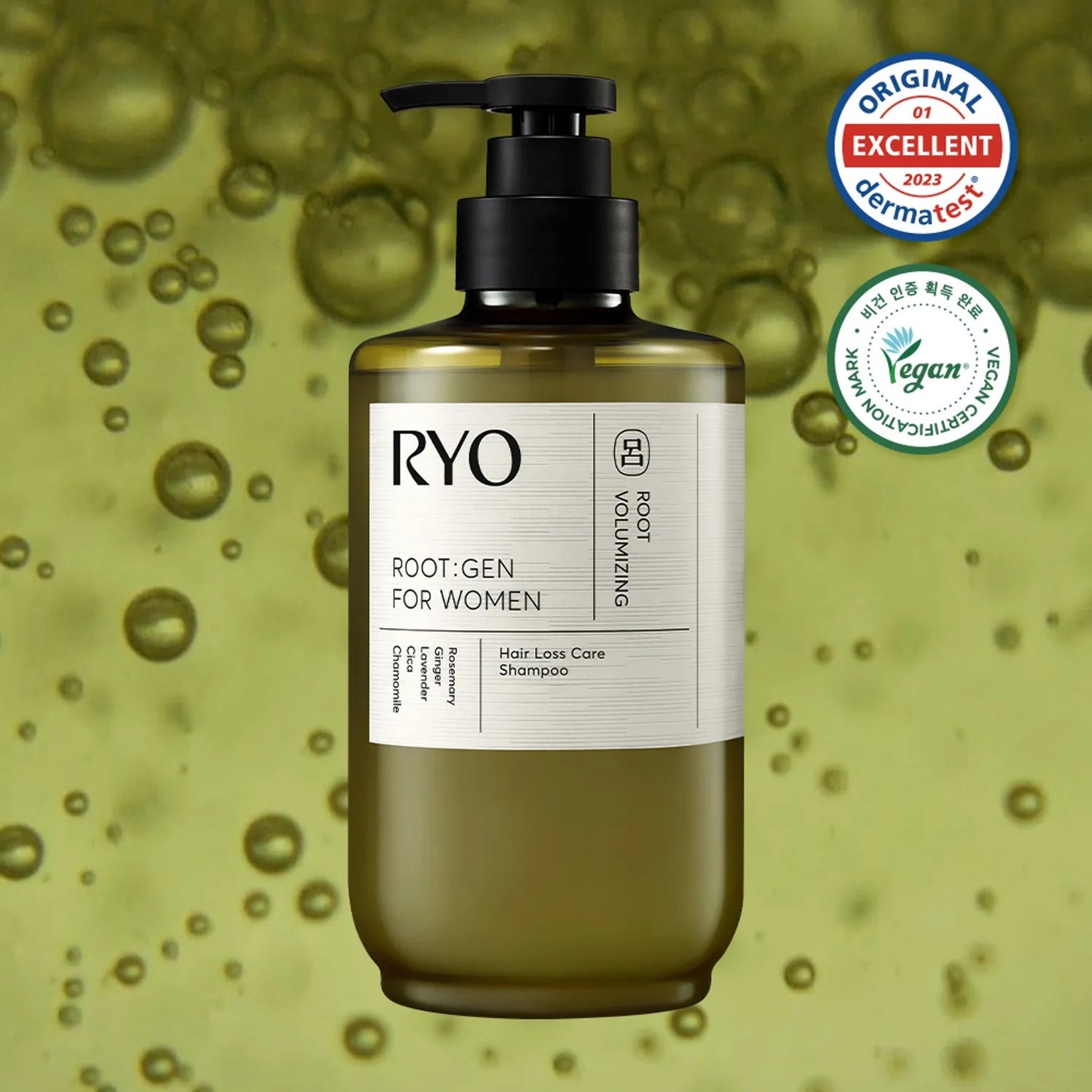 [Ryo] Volumizing Herbal Scalp Shampoo with Mild Acidic Lather – 353mL Special Set (+100mL)