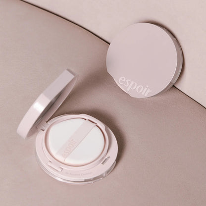 [espoir] Be Natural Cushion Set + Refill | Sheer Glow Vegan Formula SPF50+ PA++++