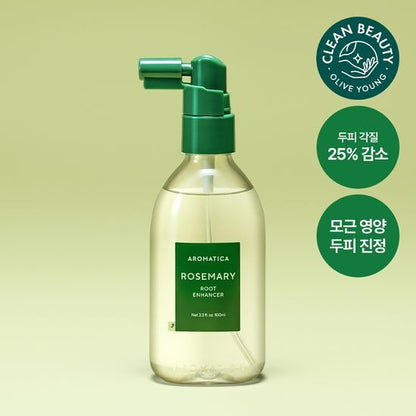 [Aromatica] Rosemary Root Enhancer 100ml | Scalp Strengthening & Hair Volume Care