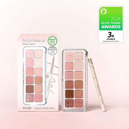 [CLIO] Pro Eye Palette Air | Lightweight Daily Eyeshadow & Blush Palette | Collaboration Edition