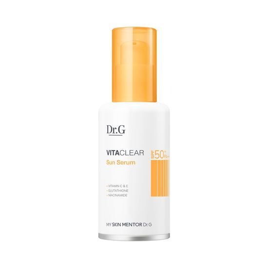 [Dr.G] Vita Clear Sun Serum SPF50+ PA++++ | Lightweight Brightening Sunscreen Serum | 30ml × 2