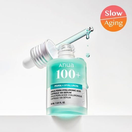 [Anua] PDRN Hyaluronic Acid Capsule 100 Serum 30ml + Cream 30ml by oliveYoung