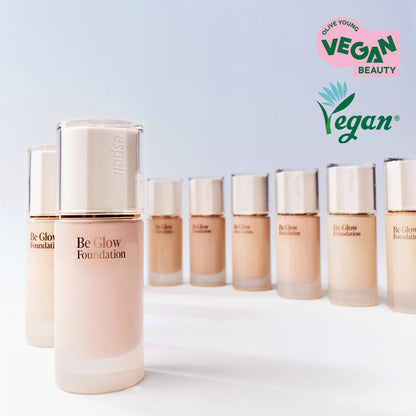 [espoir] Be Glow Foundation – Vegan Formula with Natural Radiant Look | 30g, 10 Shades