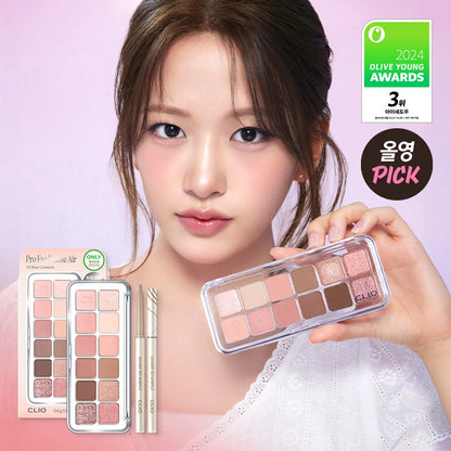 [CLIO] Pro Eye Palette Air | Lightweight Daily Eyeshadow & Blush Palette | Collaboration Edition
