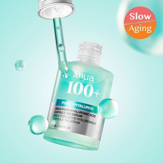[Anua] PDRN Hyaluronic Acid Capsule 100 Serum 30ml + Cream 30ml by oliveYoung