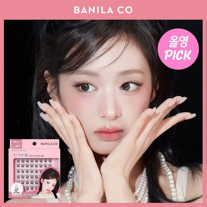 [BANILA CO.] Curly Studio No Glue Eyelashes Lightweight Natural Curl 48 pcs
