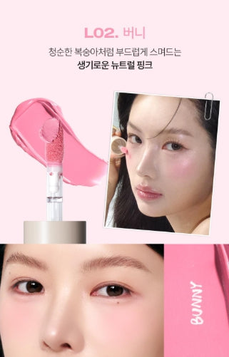 [TOOQ] Water Cream & Lique Cream Blush Soft Watercolor Finish 1 Shade (9 Option